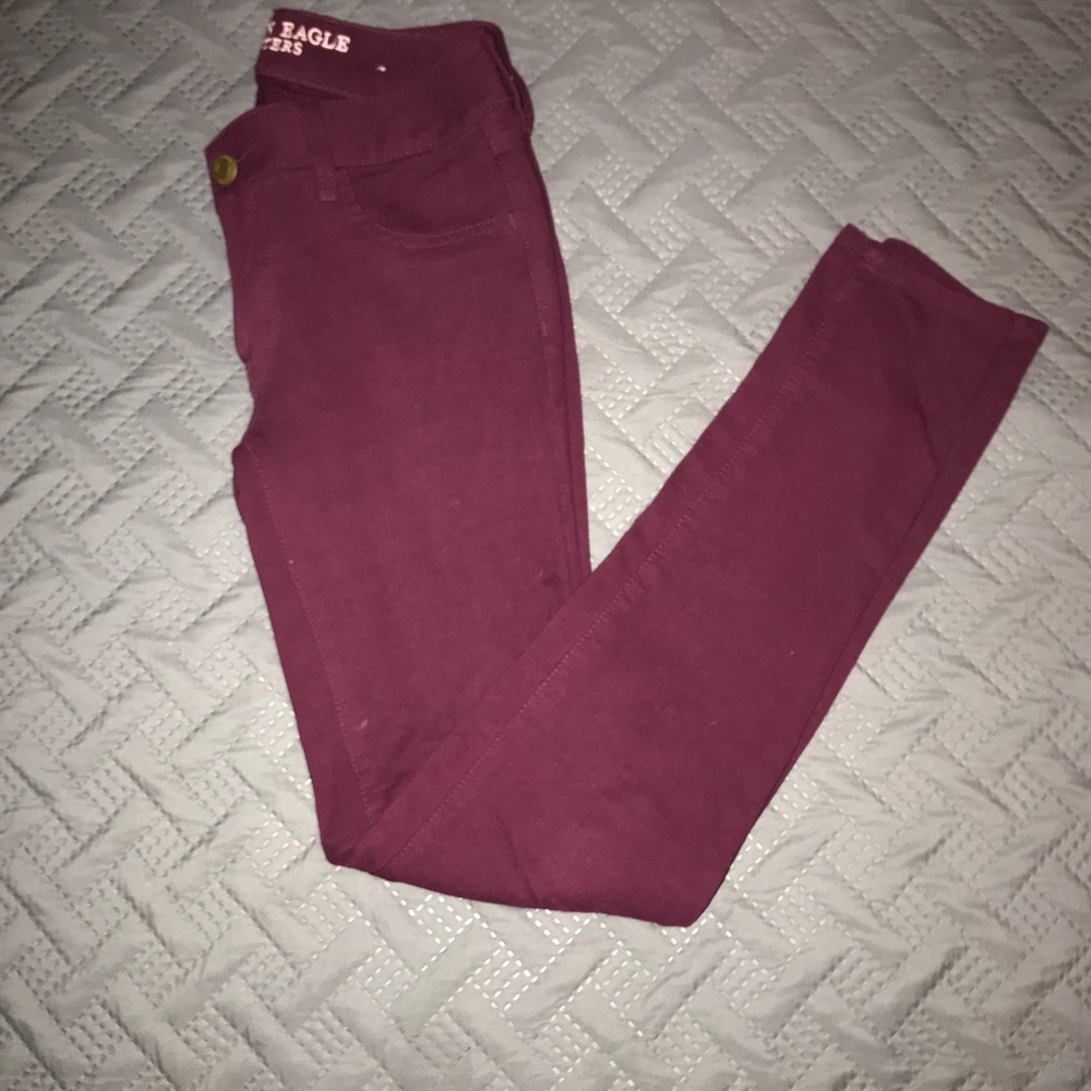 American eagle jeggings super stretch size 0